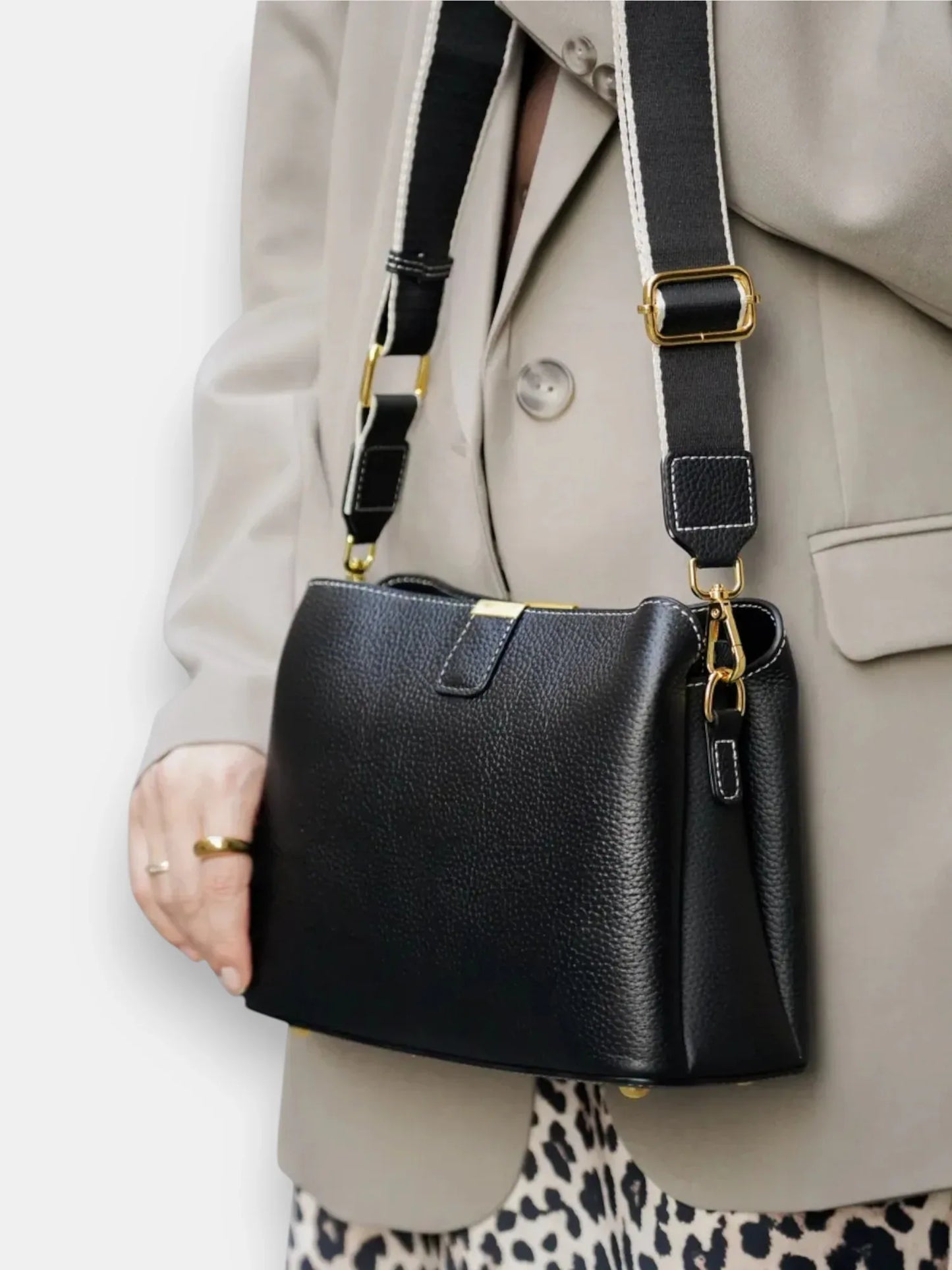 Leder Handtasche "Erika" - TOLLzWOOD