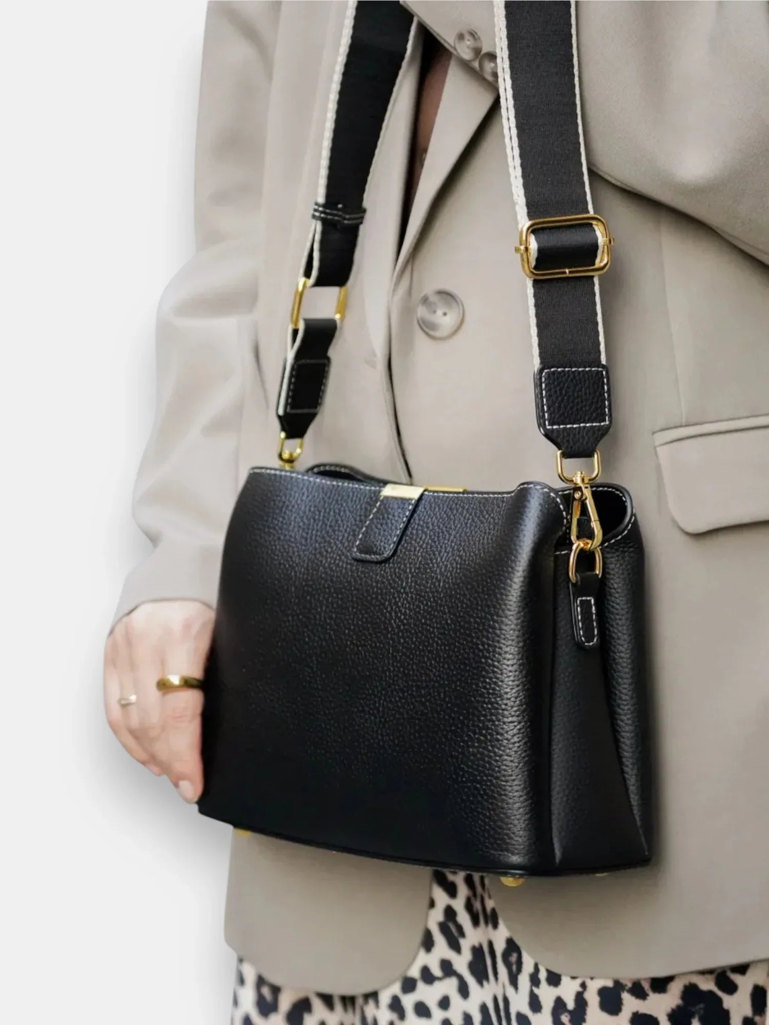 Leder Handtasche "Erika" - TOLLzWOOD