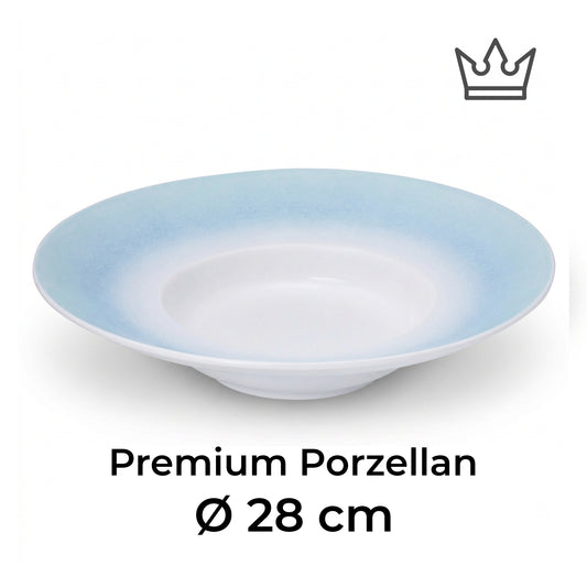 Deep porcelain plate "Blue" – Porz model