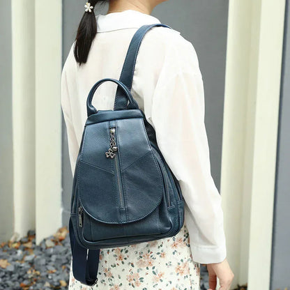 Leder Rucksack "Krokus" - TOLLzWOOD