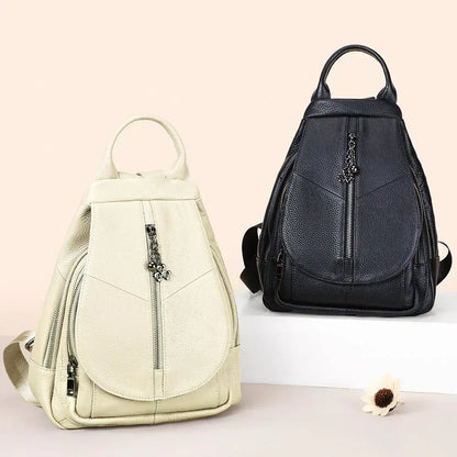 Leder Rucksack "Krokus" - TOLLzWOOD