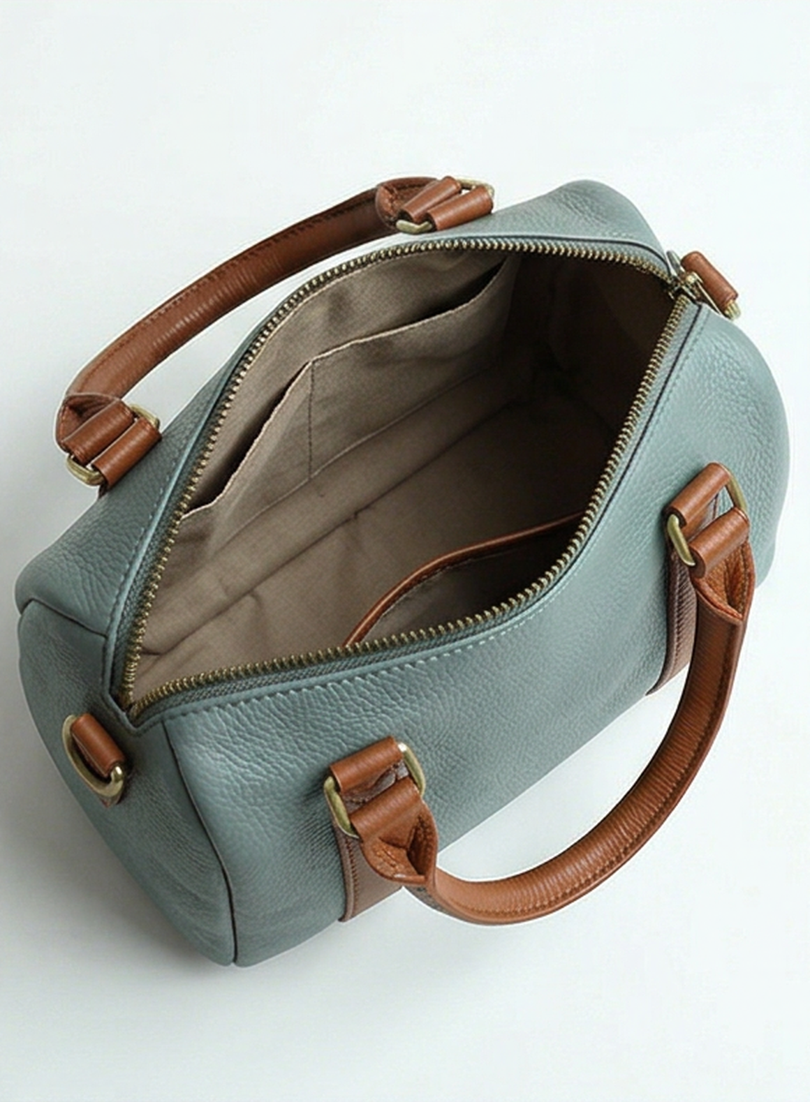 Leather handbag "Malve"