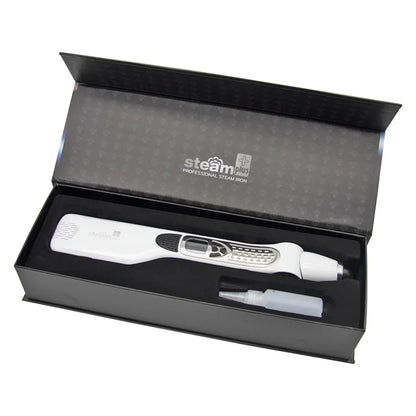 Dampfbügel-Haarglätter, Keramik, weiß - TOLLzWOOD