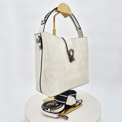 Leder Handtasche "Flora" - TOLLzWOOD