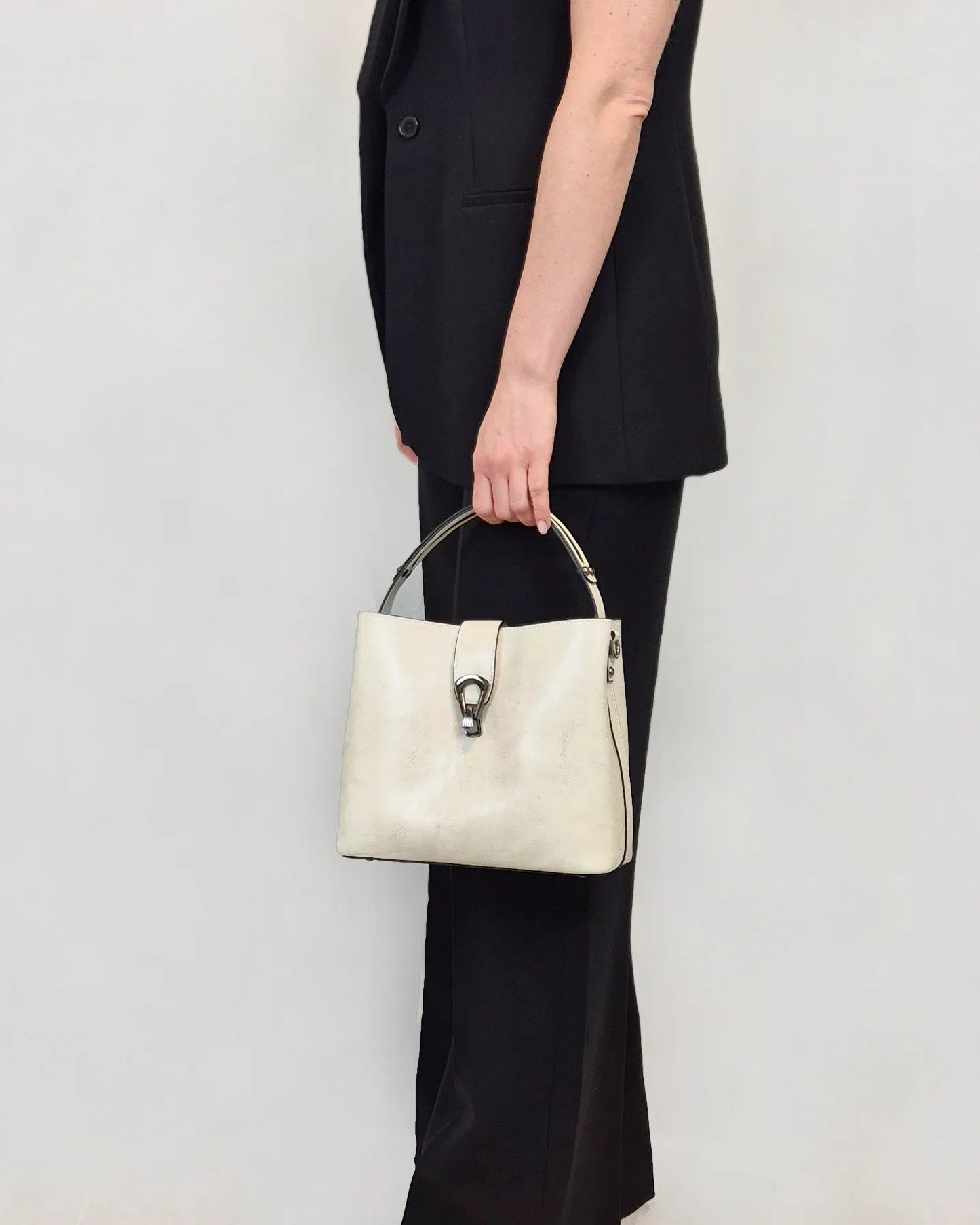 Leder Handtasche "Flora" - TOLLzWOOD