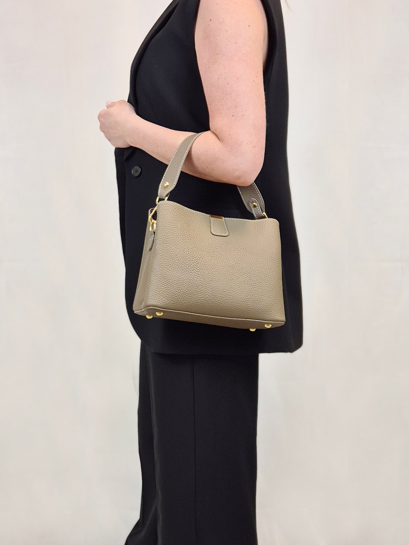 Leather shopper – model MLTML88