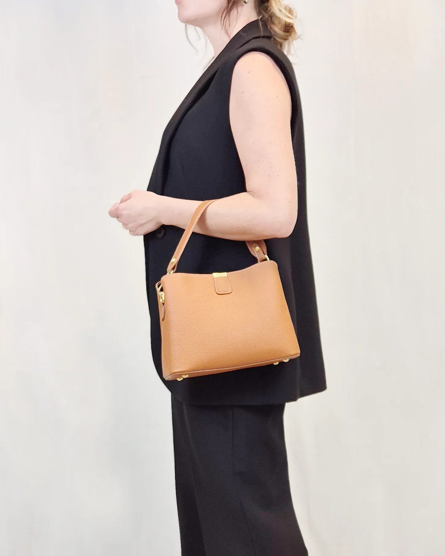 Leder Handtasche "Erika" - TOLLzWOOD