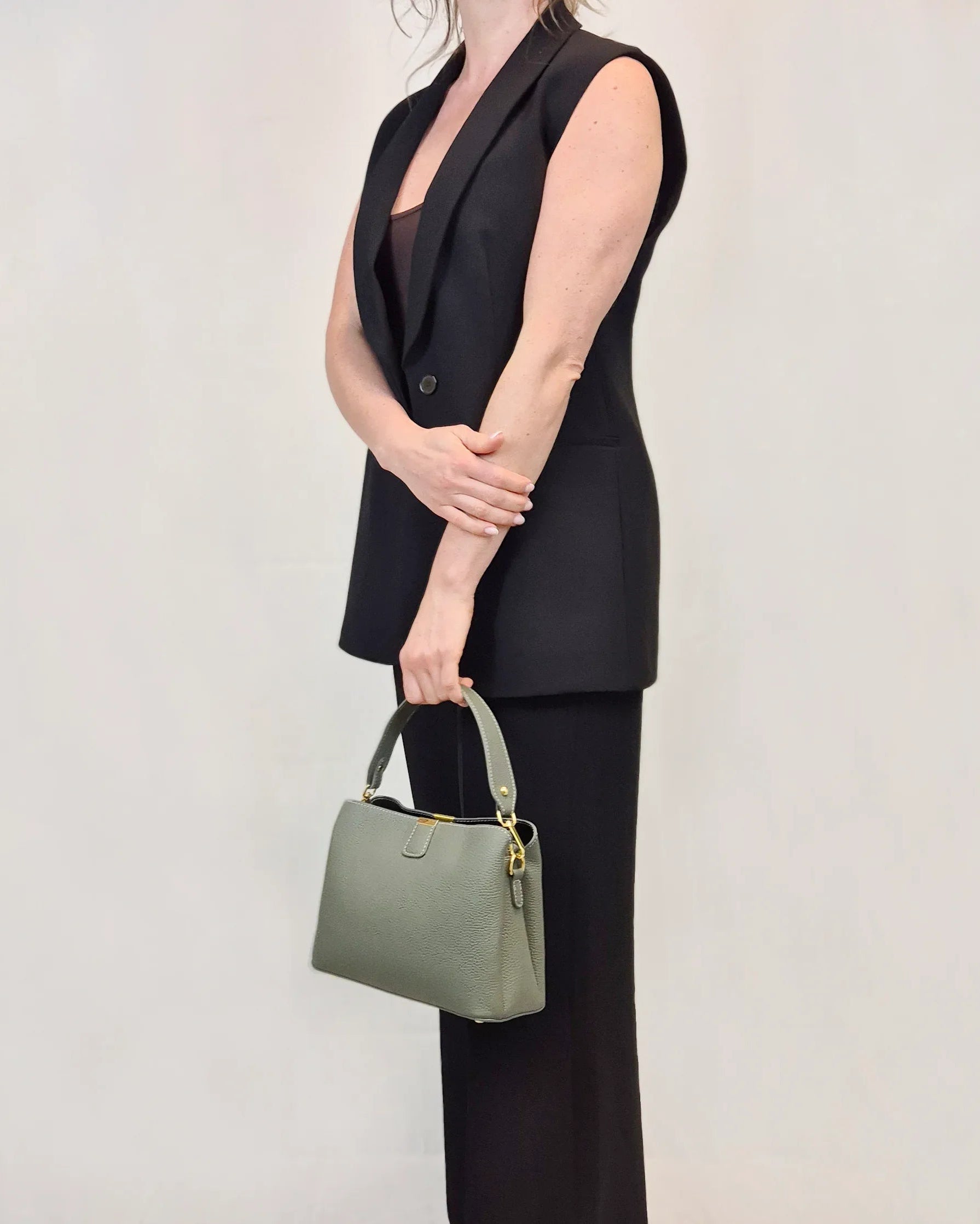 Leder Handtasche "Erika" - TOLLzWOOD