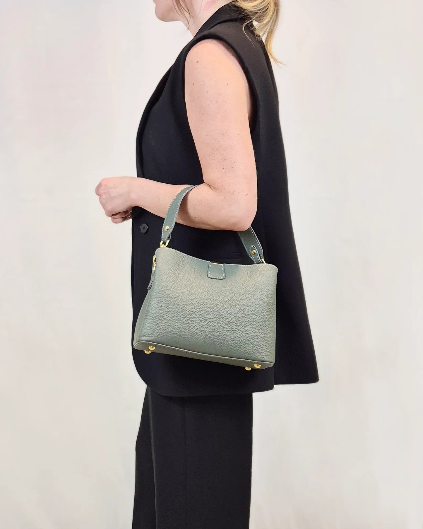 Leder Handtasche "Erika" - TOLLzWOOD