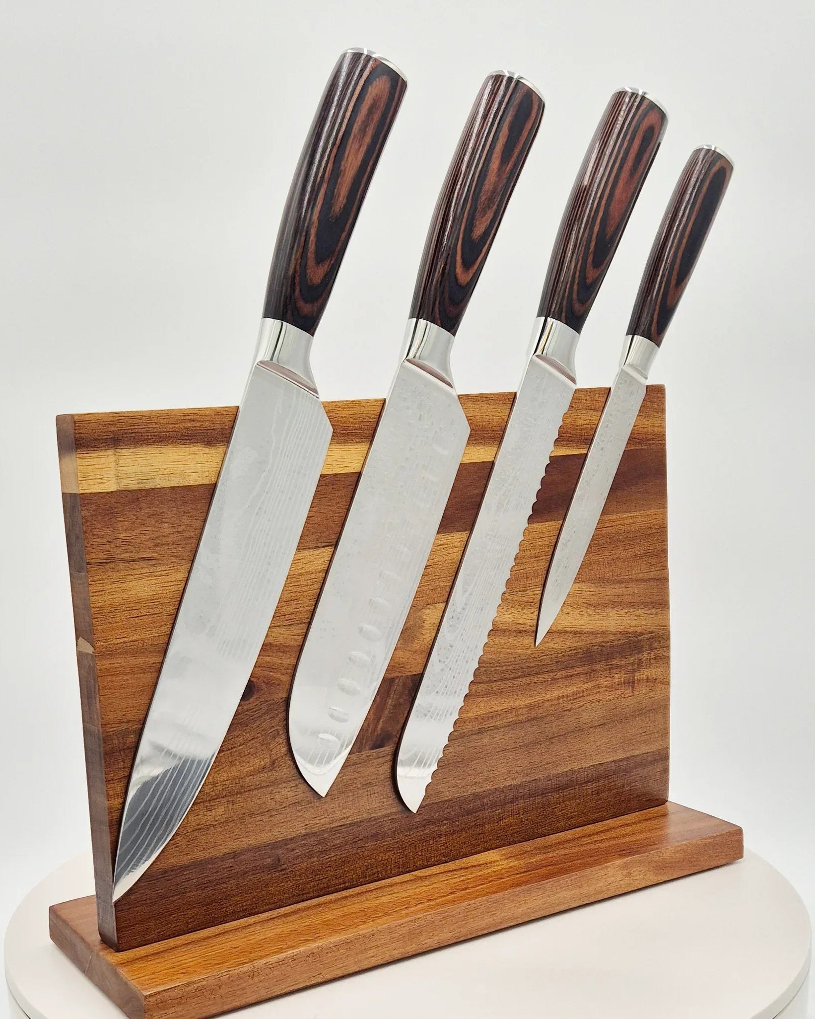 Magnetischer Messerhalter aus Akazienholz - TOLLzWOOD