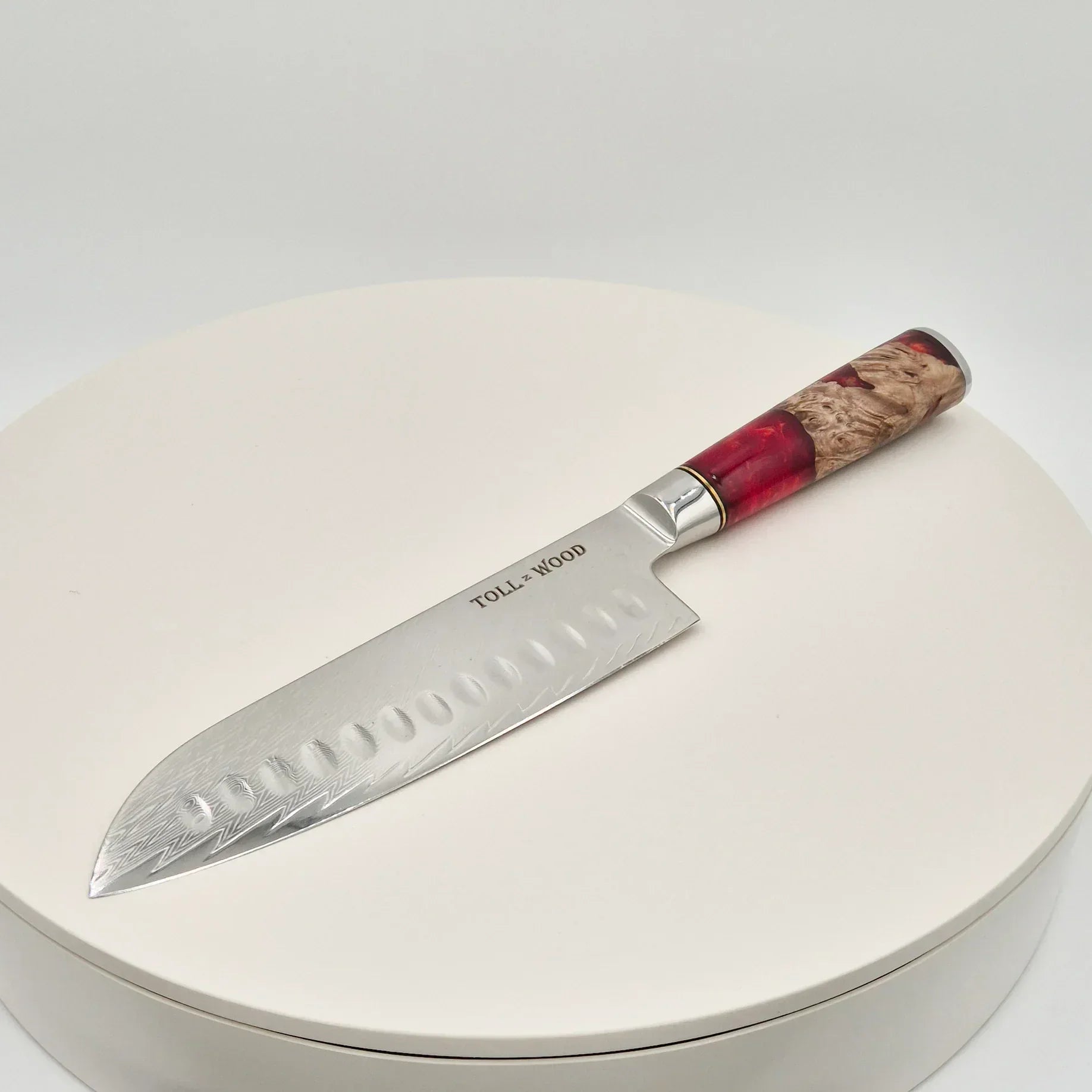 3-teiliges Santoku Messer-Set aus 67-lagigem Damaststahl - TOLLzWOOD