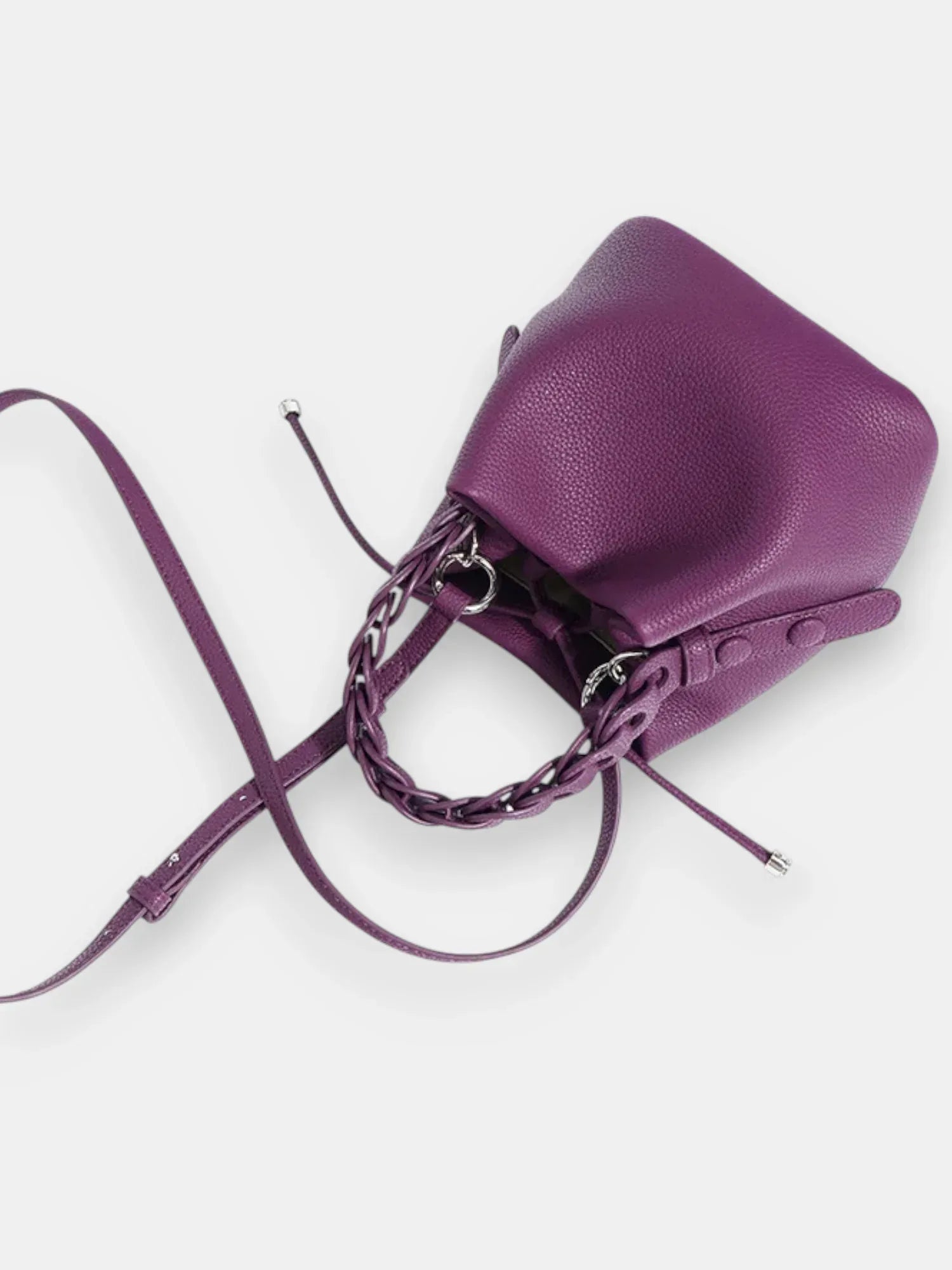 Leder Handtasche "Narzisse" - TOLLzWOOD