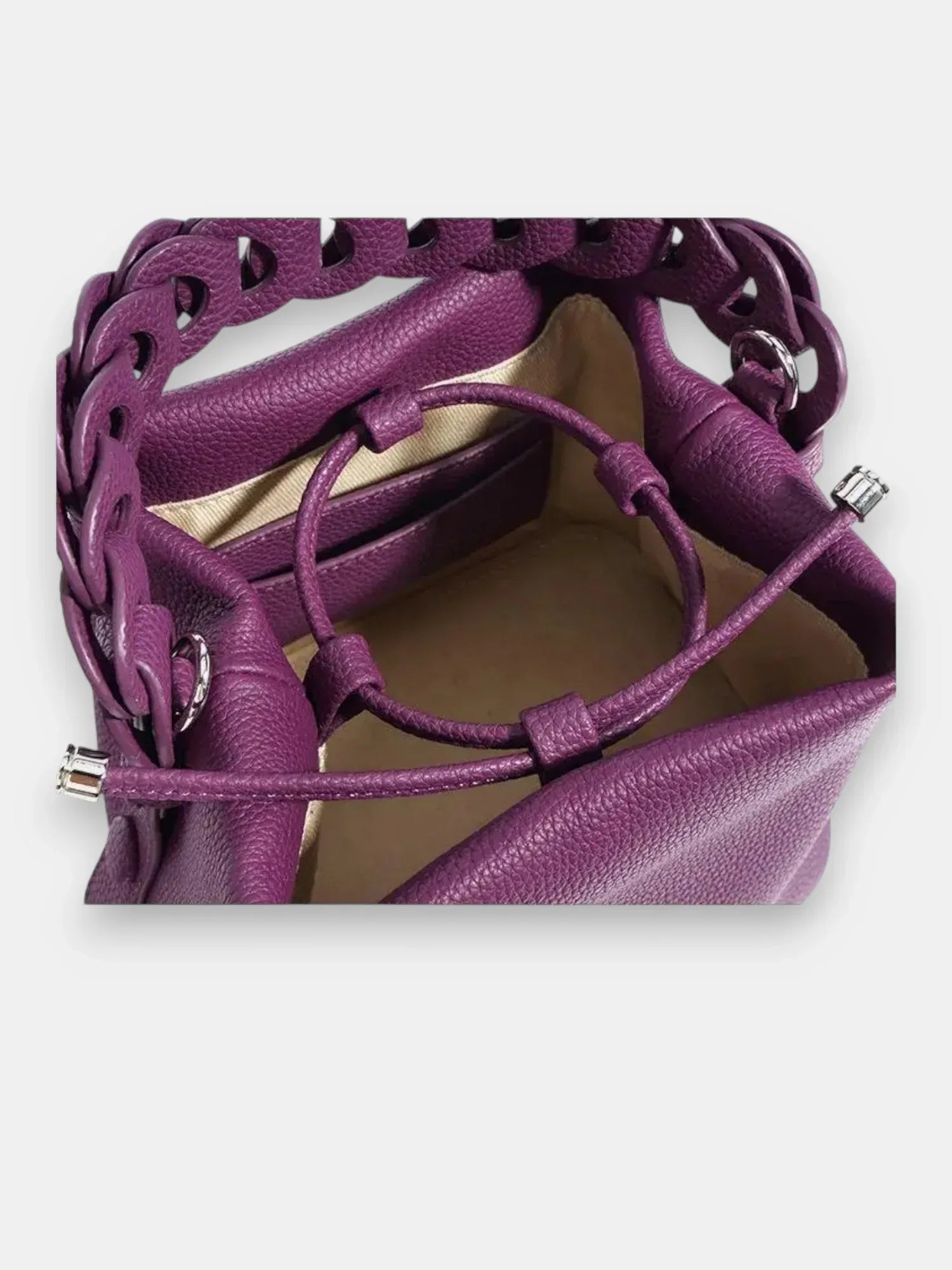 Leder Handtasche "Narzisse" - TOLLzWOOD