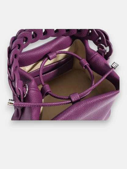 Leder Handtasche "Narzisse" - TOLLzWOOD