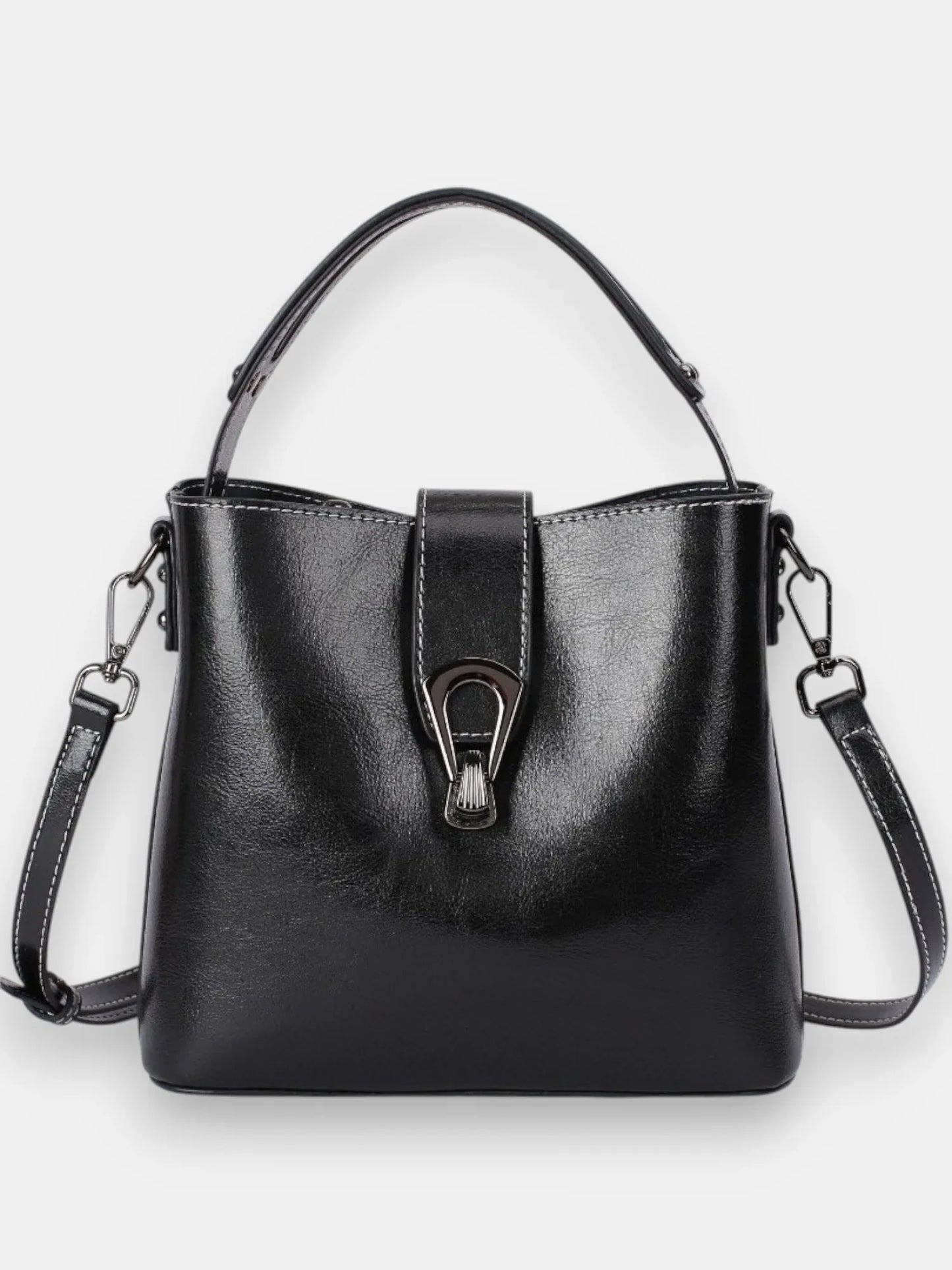 Leder Handtasche "Flora" - TOLLzWOOD