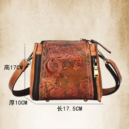 Leder Handtasche "Element" - TOLLzWOOD