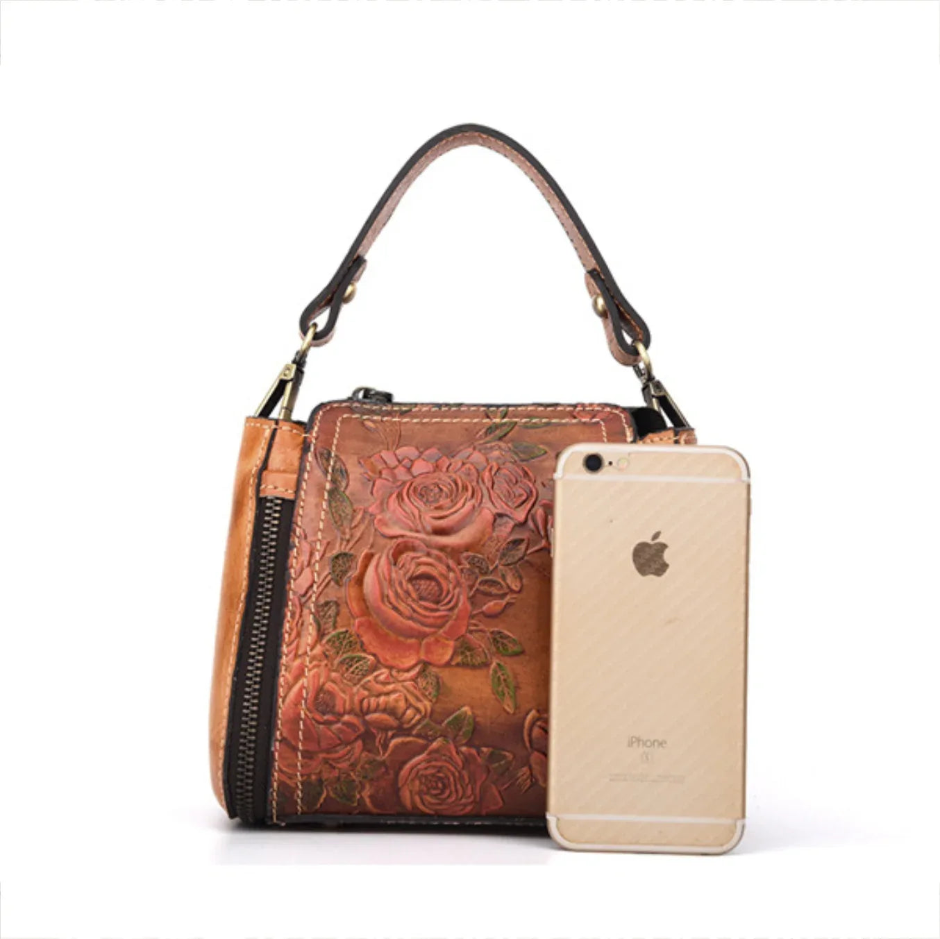 Leder Handtasche "Element" - TOLLzWOOD