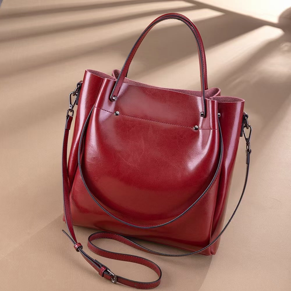 Leather handbag – model WSX702