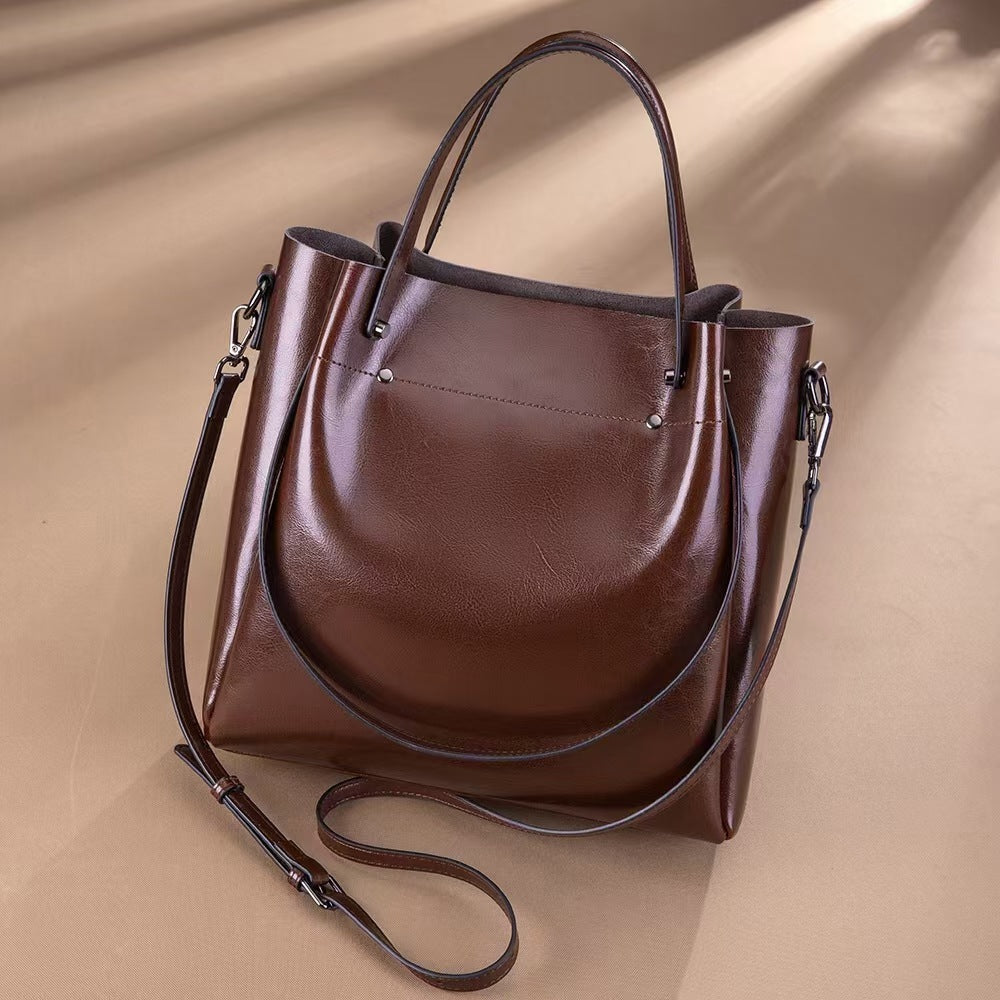Leather handbag – model WSX702