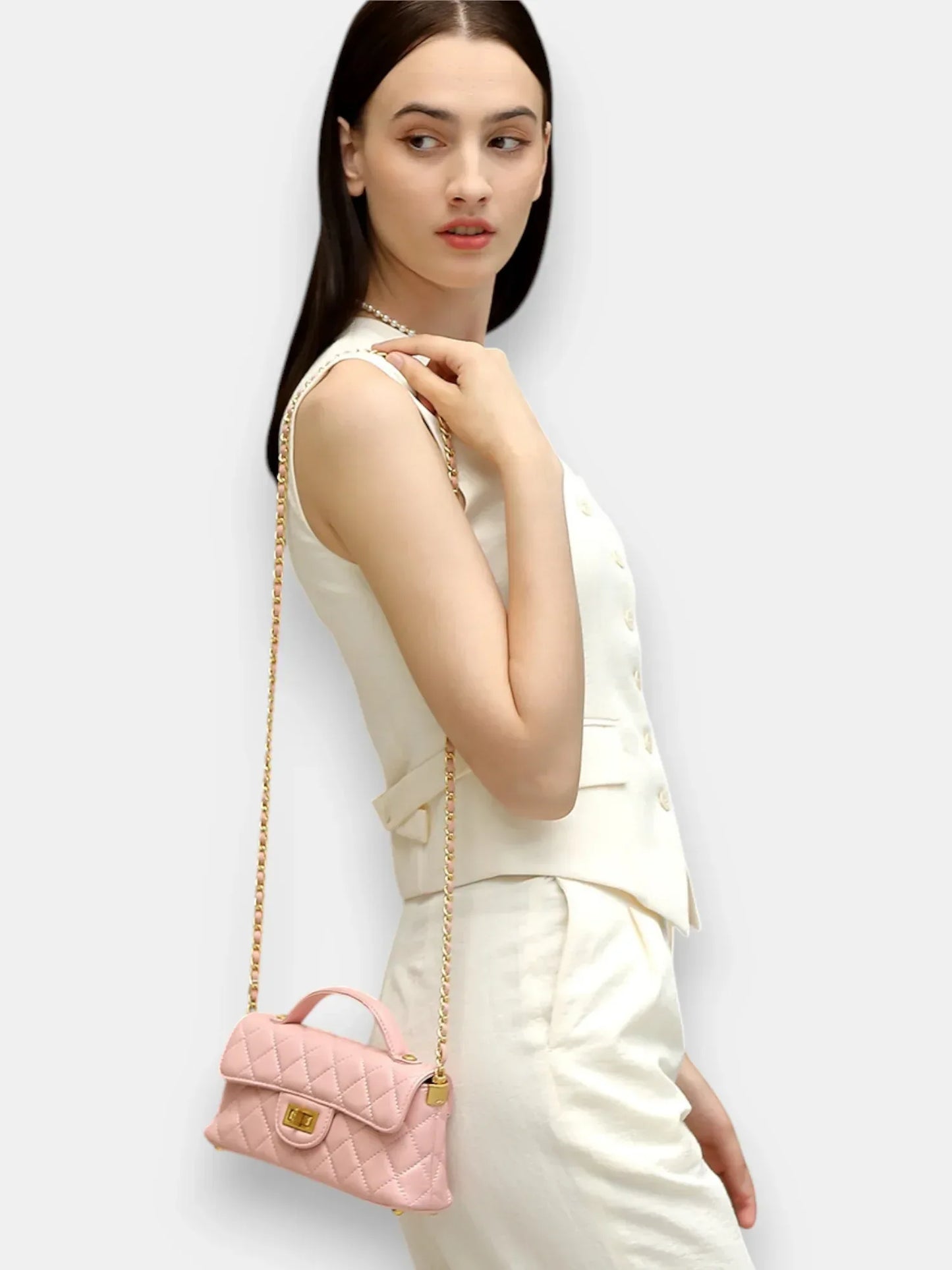Leder Handtasche "Kamille" - TOLLzWOOD