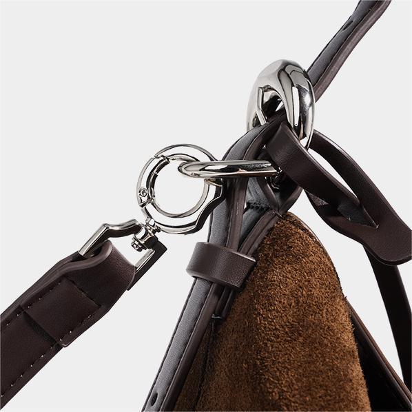 Leder Handtasche "Salbei" - TOLLzWOOD