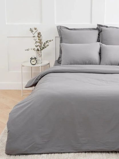 Kissenbezug Pillowcase 2pcs 40x80 Grau - TOLLzWOOD