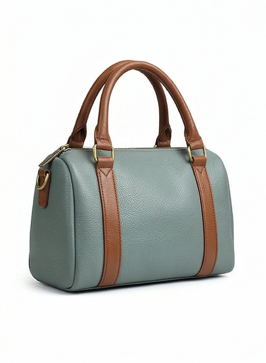Leder Handtasche "Malve"
