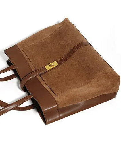 Braune Leder-Handtasche – Model 7521 - TOLLzWOOD