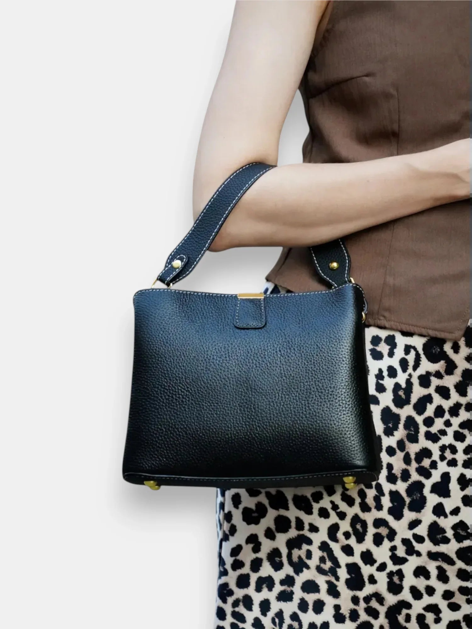 Leder Handtasche "Erika" - TOLLzWOOD