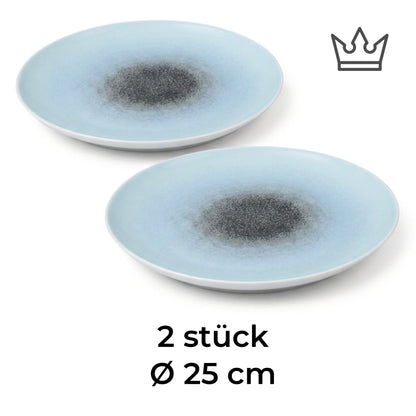 Porcelain plate "Blue" flat – Porz model