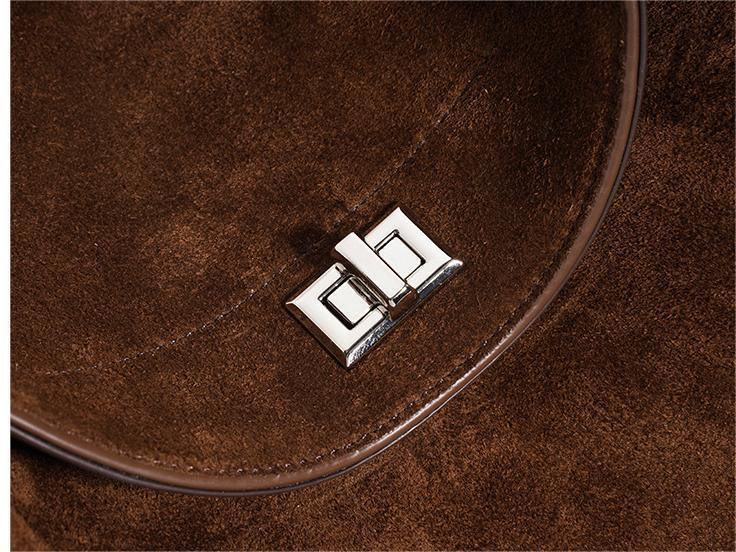 Leder Handtasche "Salbei" - TOLLzWOOD