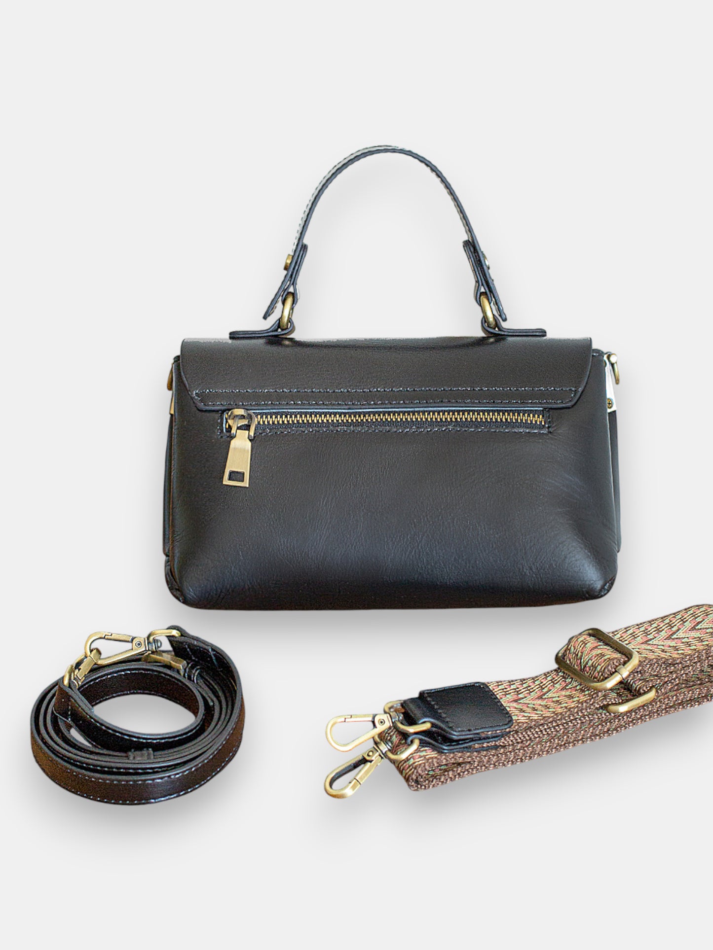 Leder Handtasche "Primel"