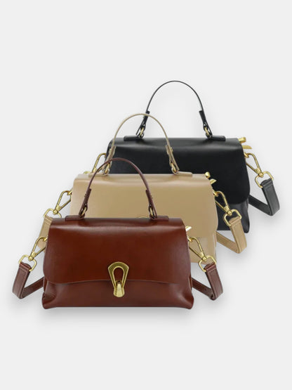 Leder Handtasche "Primel"