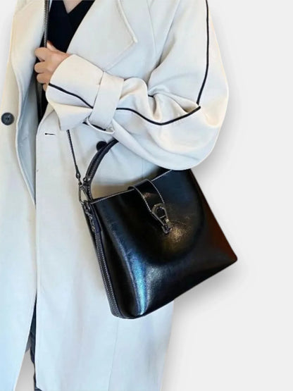 Leder Handtasche "Flora" - TOLLzWOOD