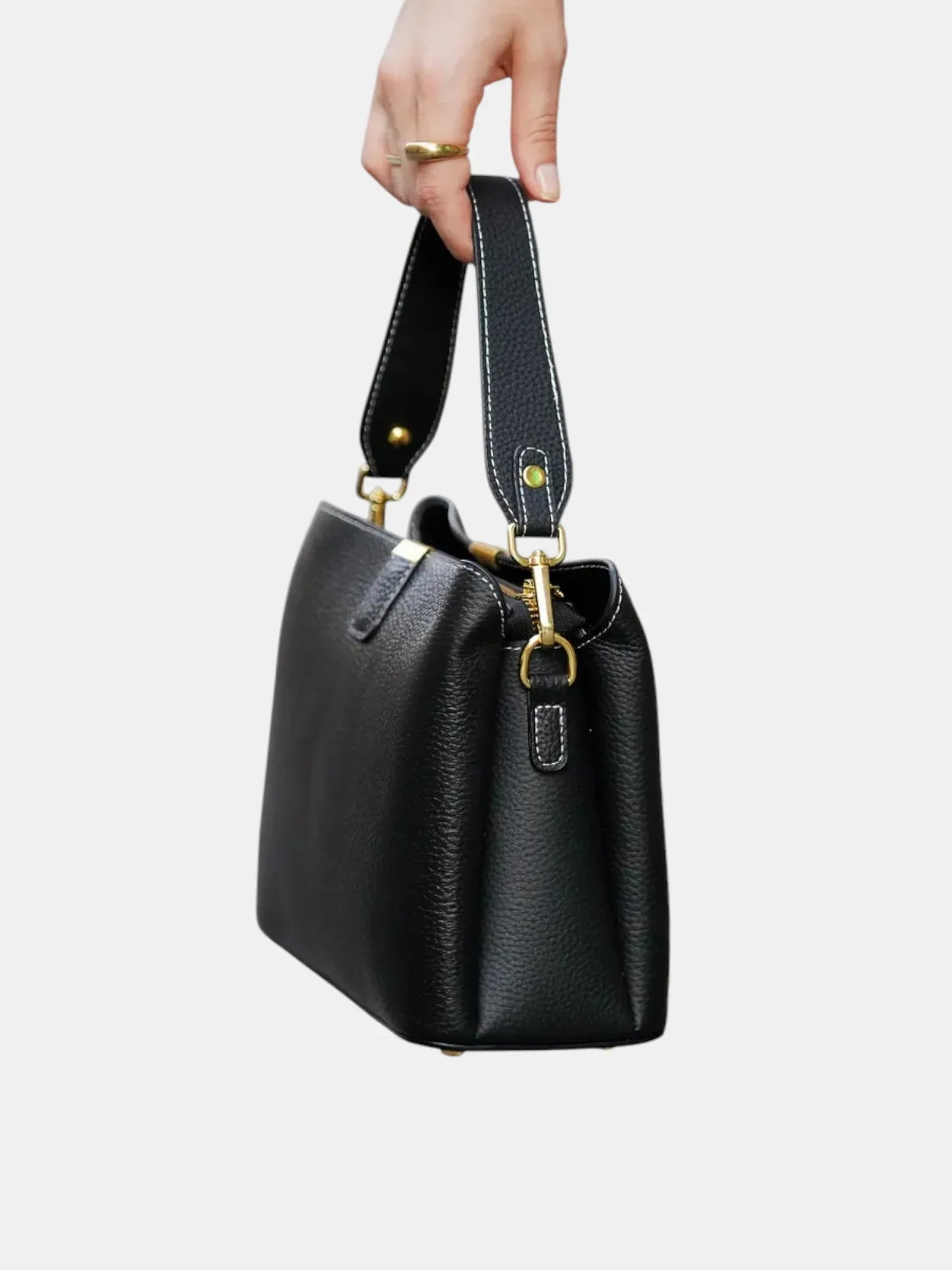 Leder Handtasche "Erika" - TOLLzWOOD