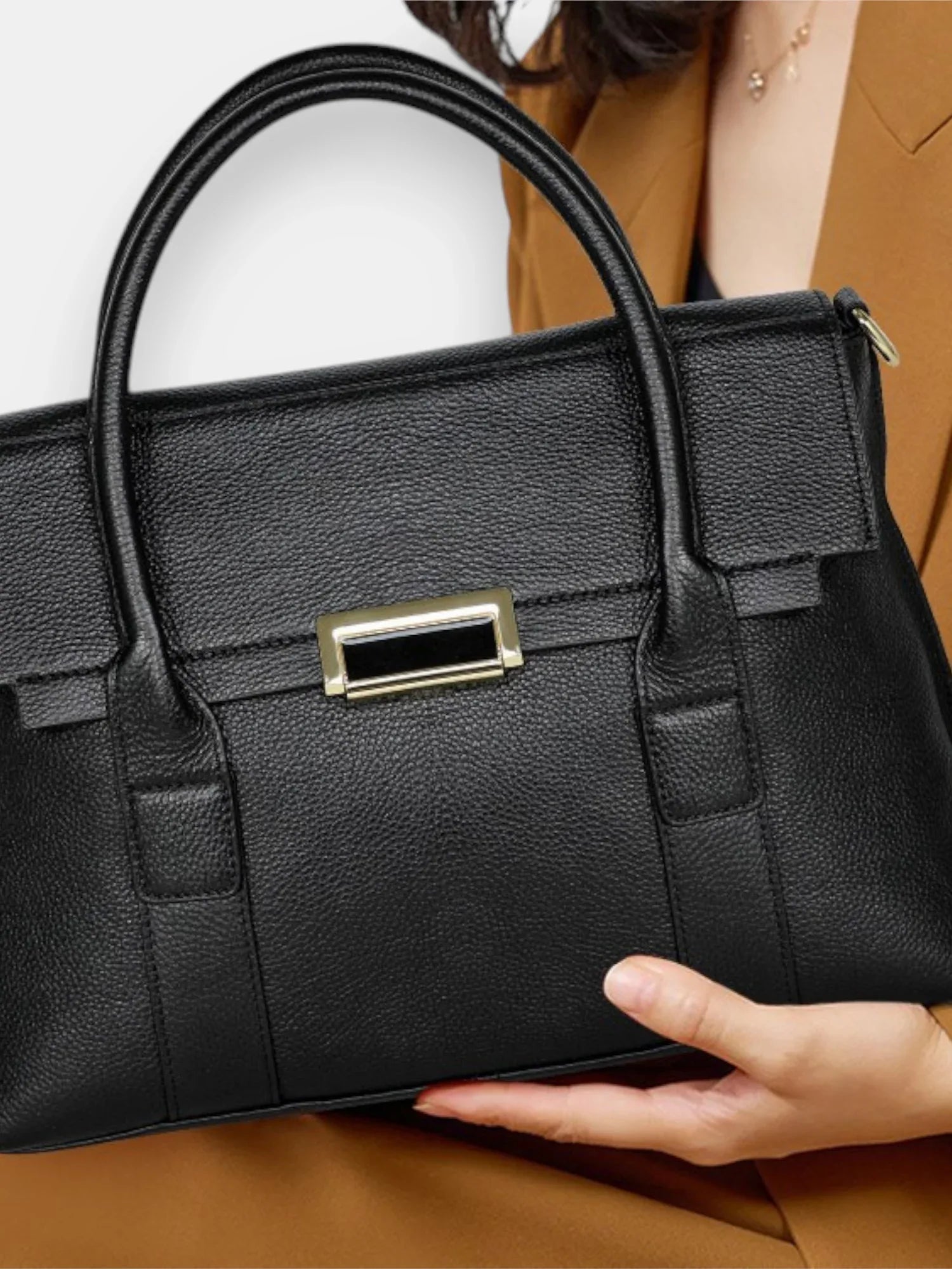 Leder Handtasche "Dahlie" - TOLLzWOOD