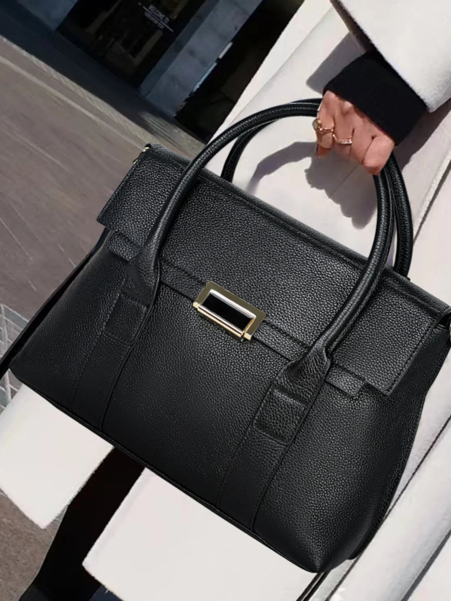 Leder Handtasche "Dahlie" - TOLLzWOOD