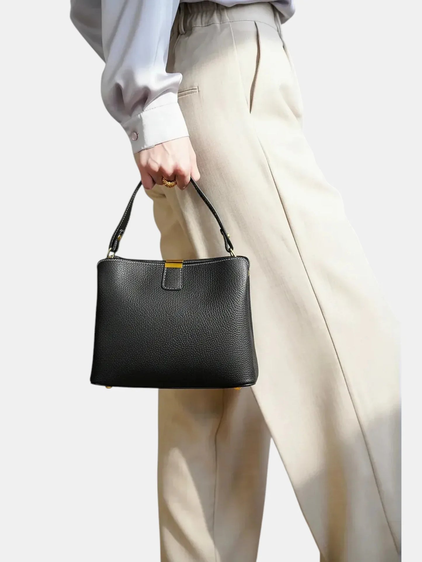 Leder Handtasche "Erika" - TOLLzWOOD