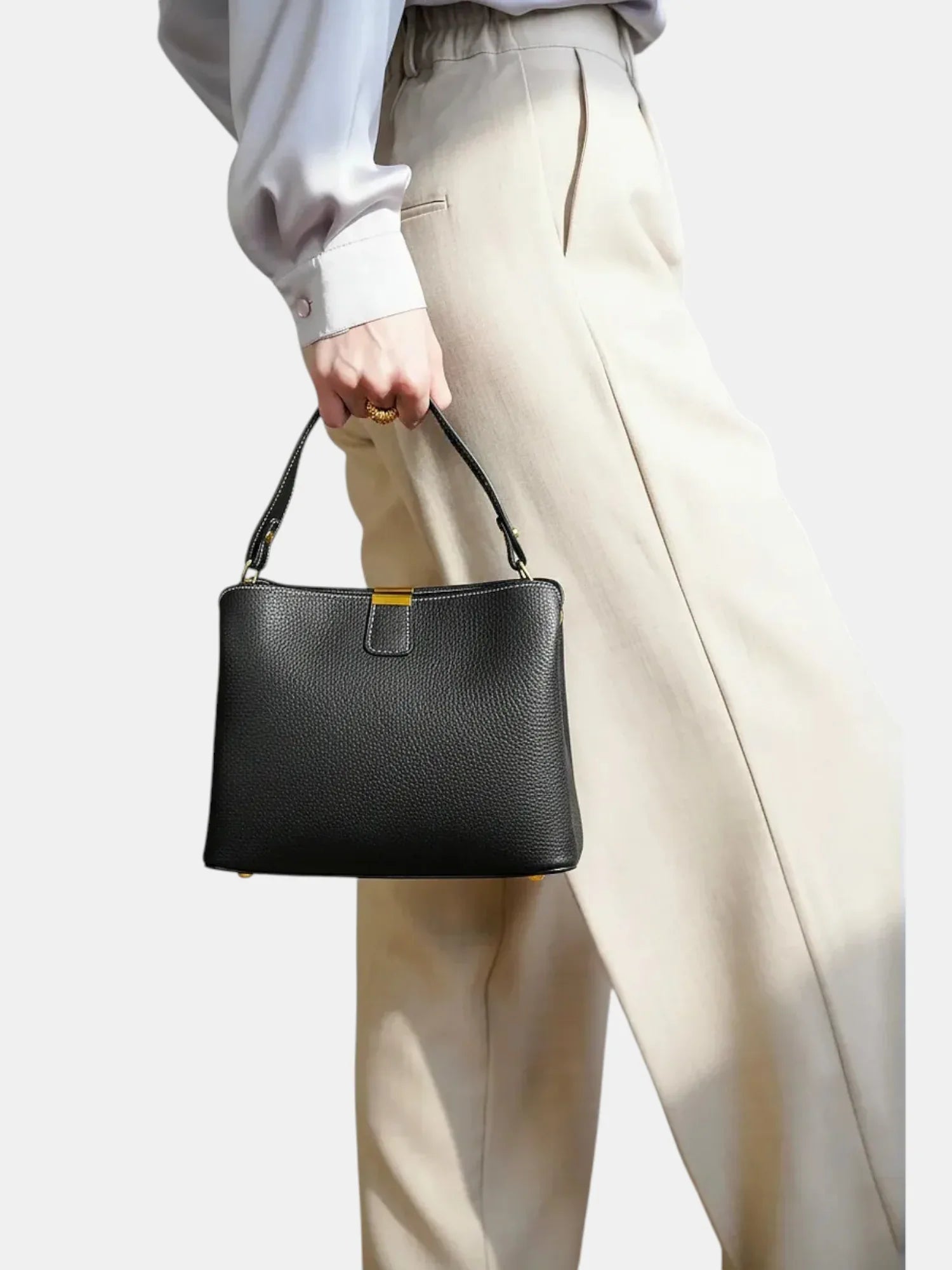 Leder Handtasche "Erika" - TOLLzWOOD