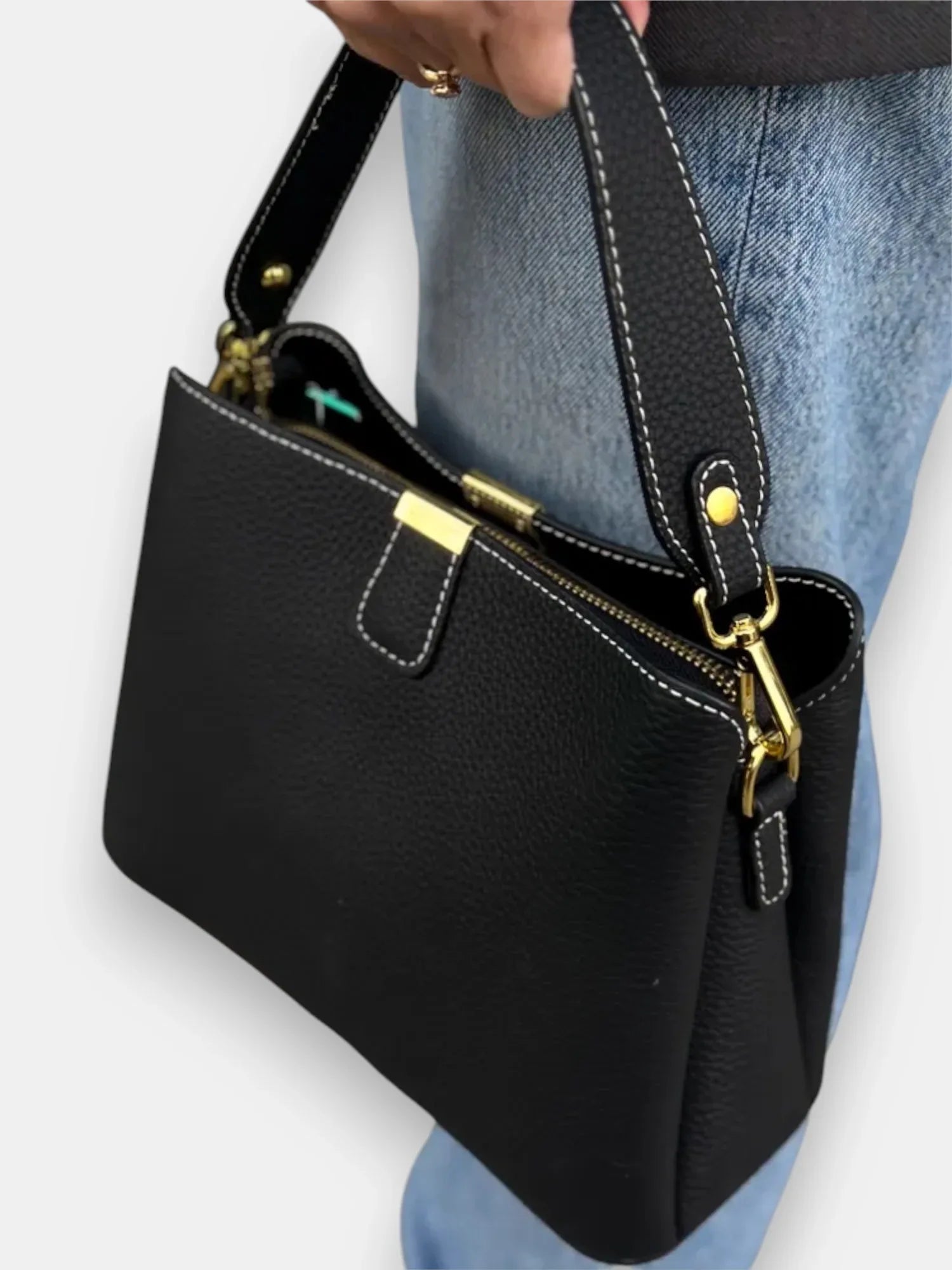 Leder Handtasche "Erika" - TOLLzWOOD