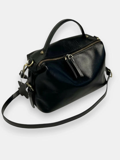 Leder Handtasche "Nelke" - TOLLzWOOD