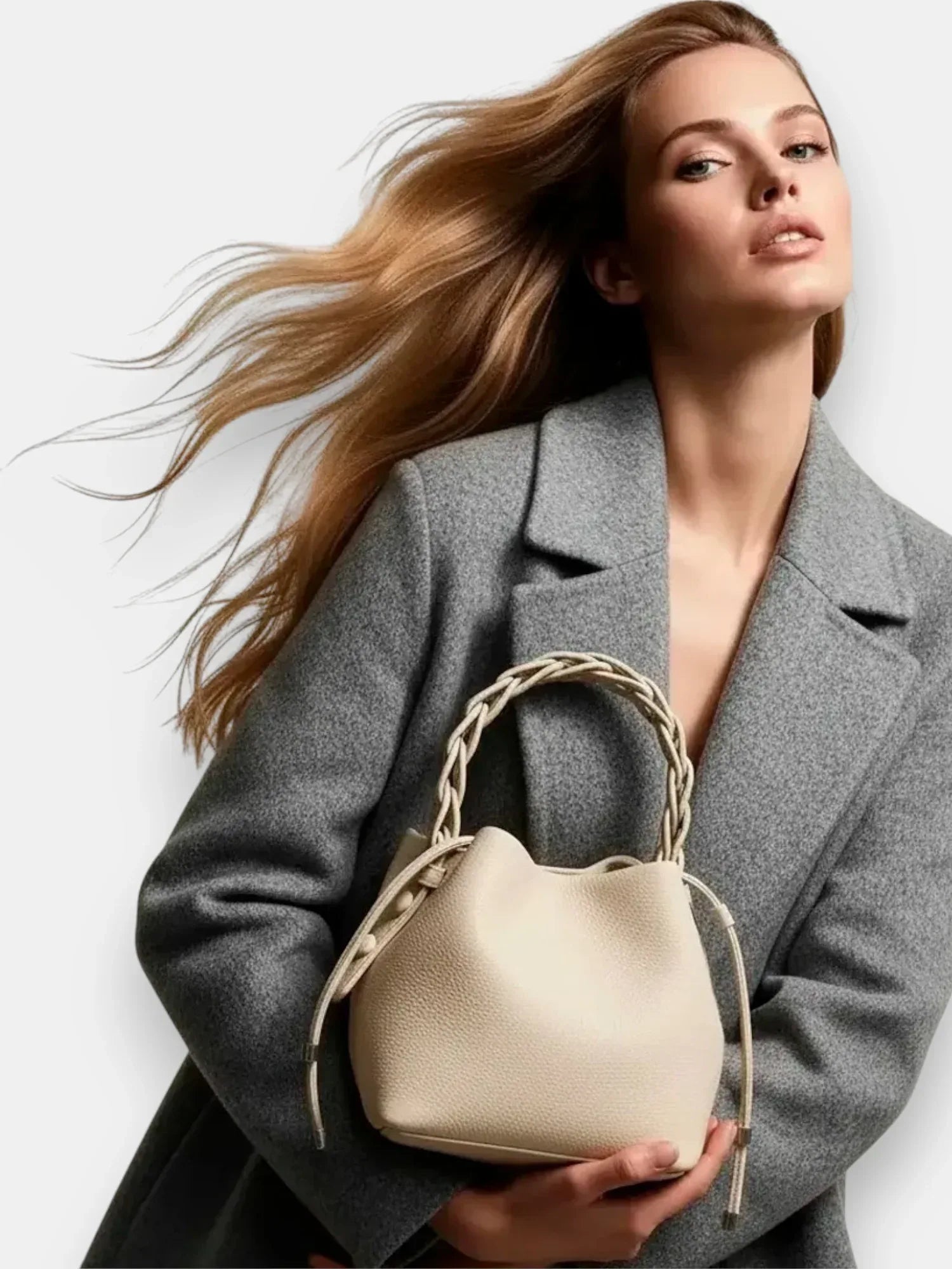 Leder Handtasche "Narzisse" - TOLLzWOOD