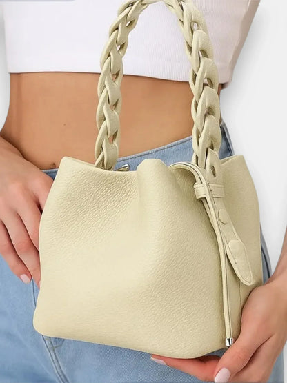 Leder Handtasche "Narzisse" - TOLLzWOOD