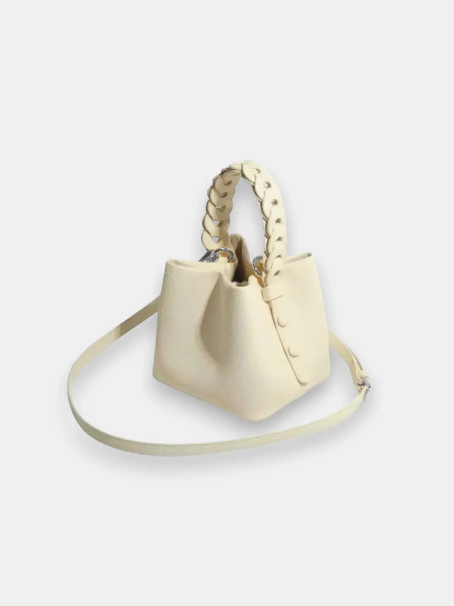 Leder Handtasche "Narzisse" - TOLLzWOOD