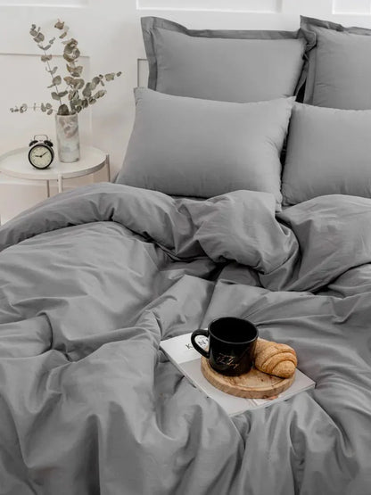 Kissenbezug Pillowcase 2pcs 40x80 Grau - TOLLzWOOD