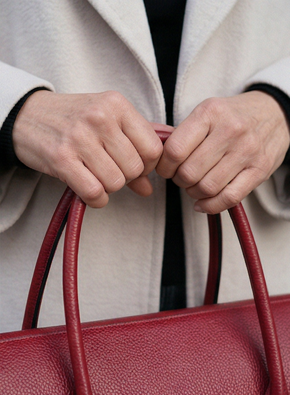 Leder Handtasche "Dahlie"