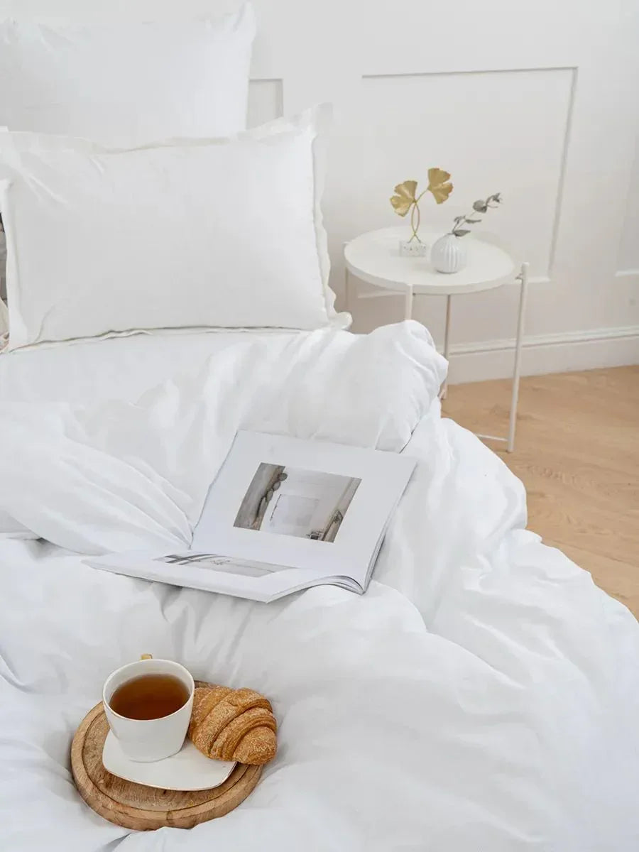 Kissenbezug Pillowcase 2pcs 40x80 Weiß - TOLLzWOOD