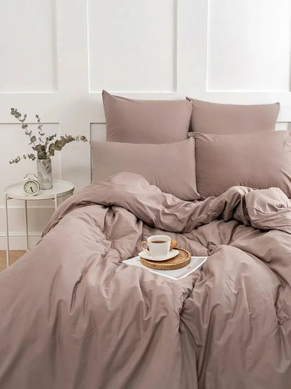 Bettwäsche Set, Beige - TOLLzWOOD