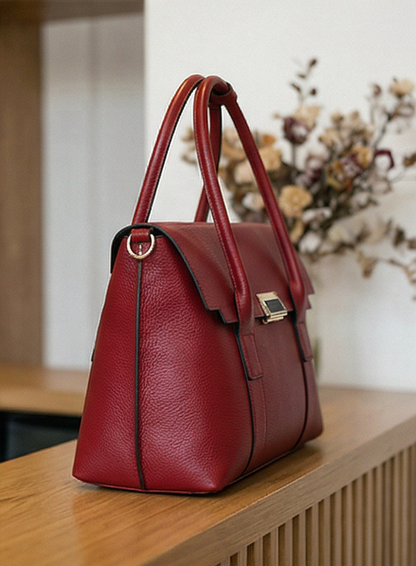 Leder Handtasche "Dahlie"