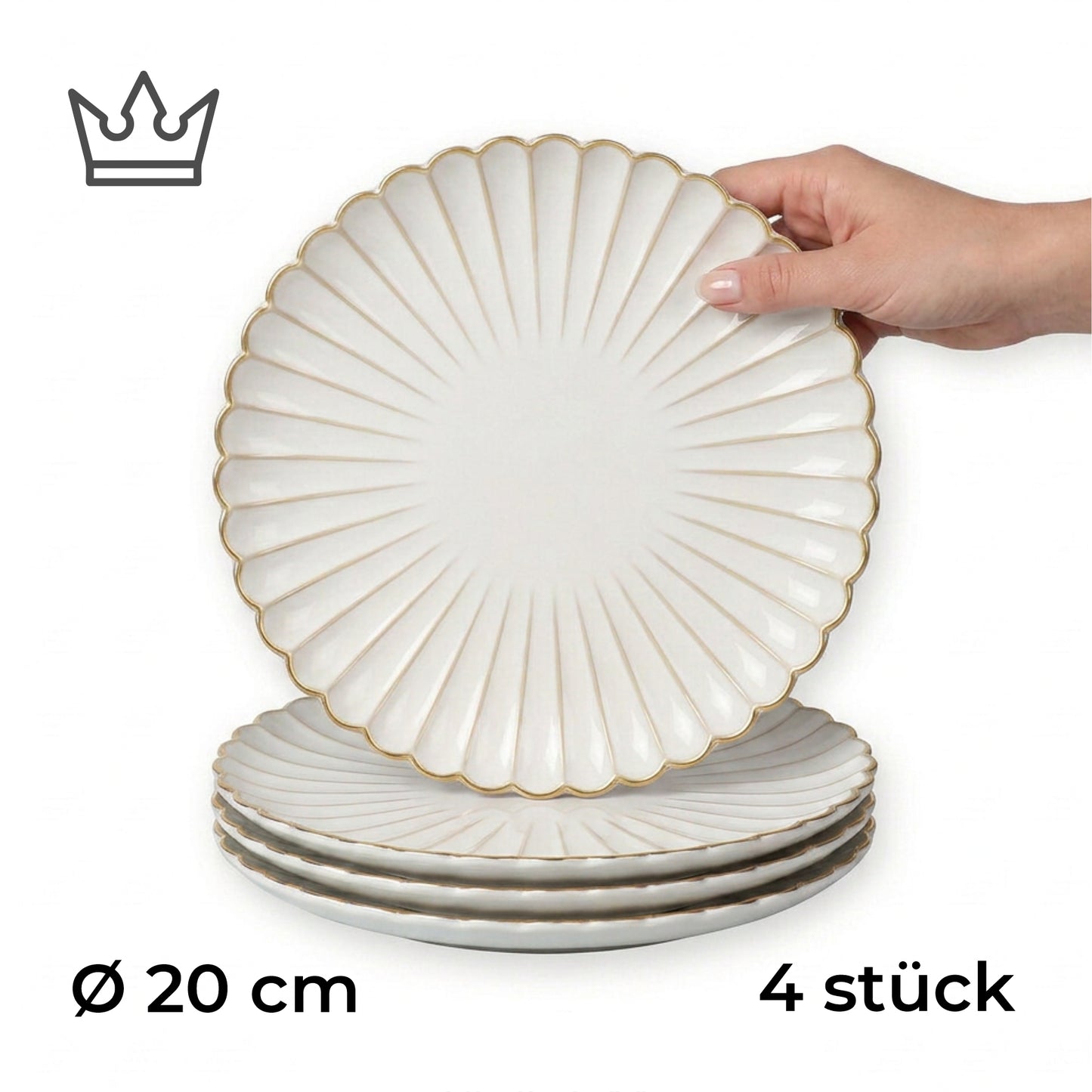 Porcelain plate – Porz model